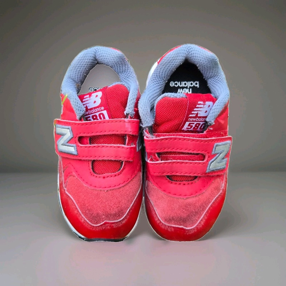 New Balance Boys Girls Sneaker Children Sneakers Shoes 580 Red Size 6 US